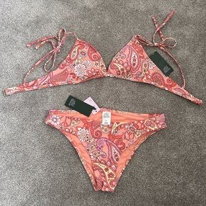 wild fable paisley bikini set